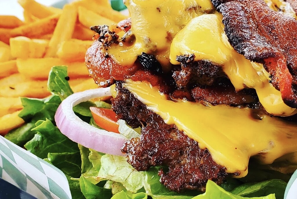 Food Truck Burger Hye Texas Coordinates Vineyards
