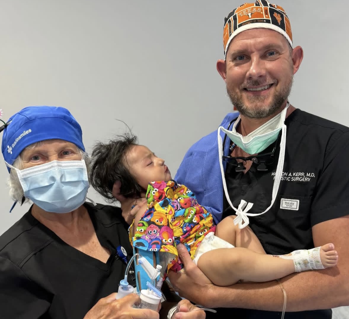 Mahlon and Judy Kerr volunteer with Austin Smiles